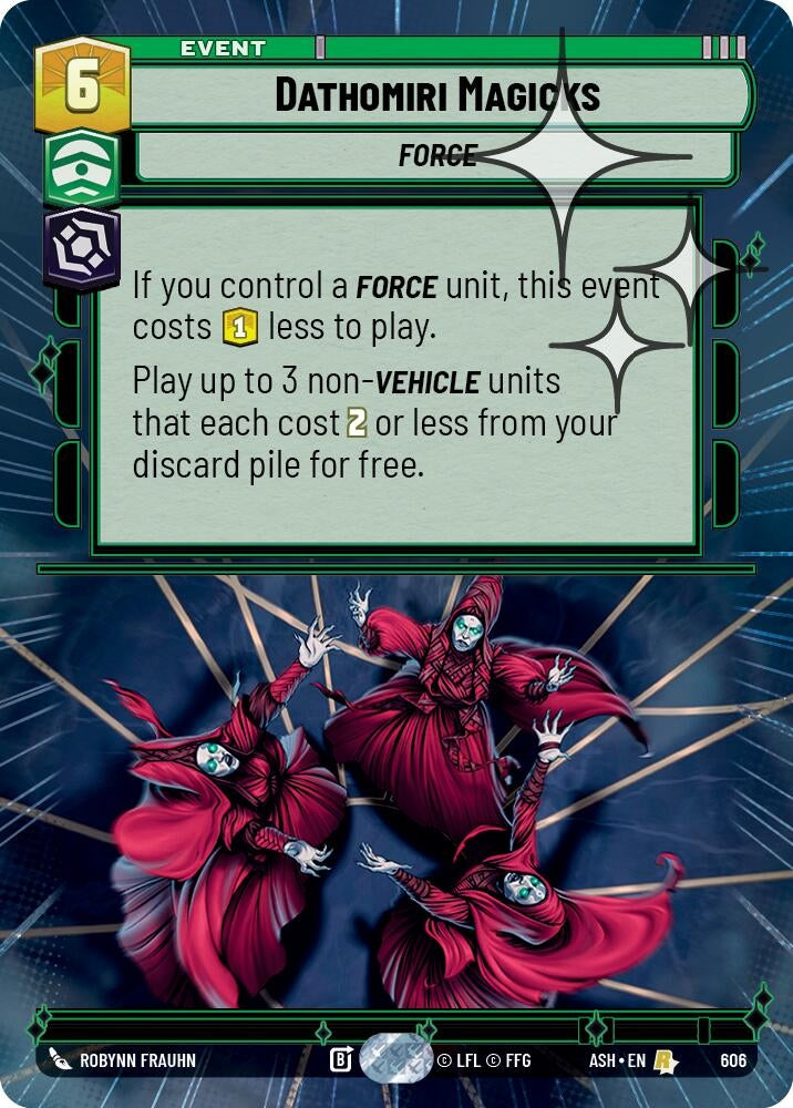 Image for Dathomiri Magicks (Hyperspace Foil) (606) [Ashes of the Empire] {ASH} - Star Wars: Unlimited