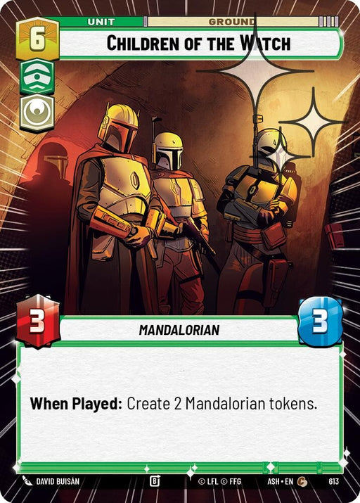 Image for Children of the Watch (Hyperspace Foil) (613) [Ashes of the Empire] {ASH} - Star Wars: Unlimited