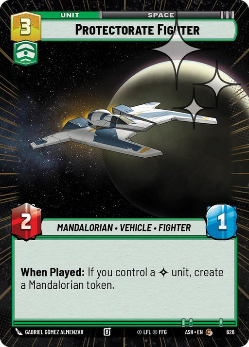 Image for Protectorate Fighter (Hyperspace Foil) (626) [Ashes of the Empire] {ASH} - Star Wars: Unlimited