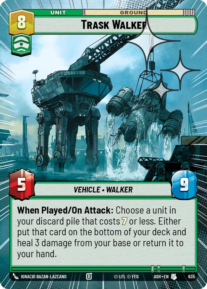 Image for Trask Walker (Hyperspace Foil) (635) [Ashes of the Empire] {ASH} - Star Wars: Unlimited