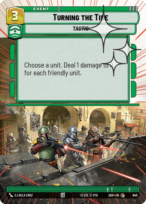 Image for Turning the Tide (Hyperspace Foil) (640) [Ashes of the Empire] {ASH} - Star Wars: Unlimited