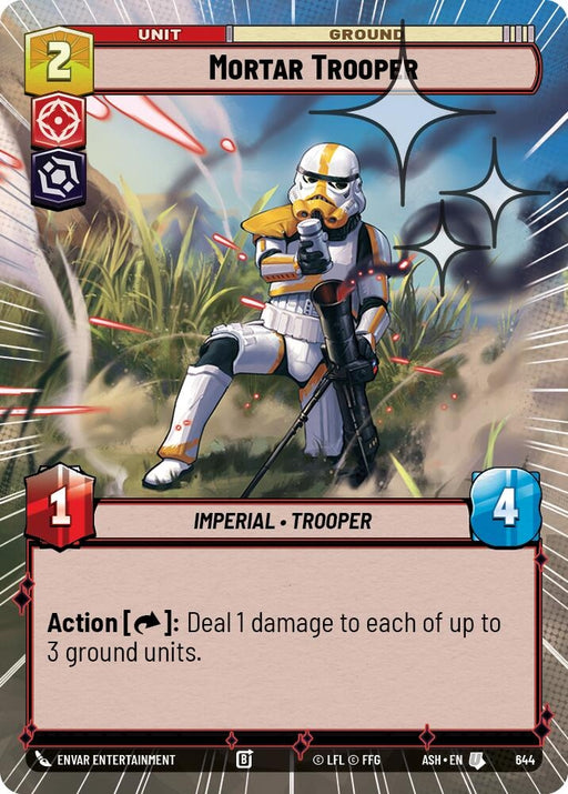 Image for Mortar Trooper (Hyperspace Foil) (644) [Ashes of the Empire] {ASH} - Star Wars: Unlimited