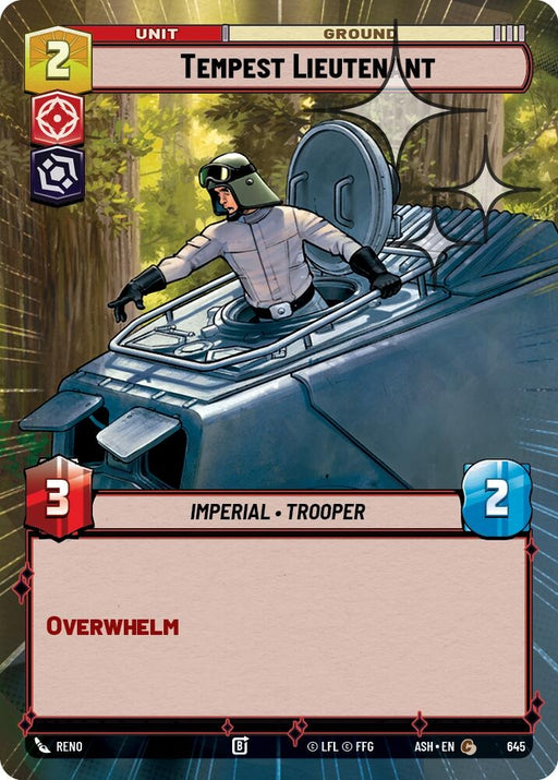 Image for Tempest Lieutenant (Hyperspace Foil) (645) [Ashes of the Empire] {ASH} - Star Wars: Unlimited