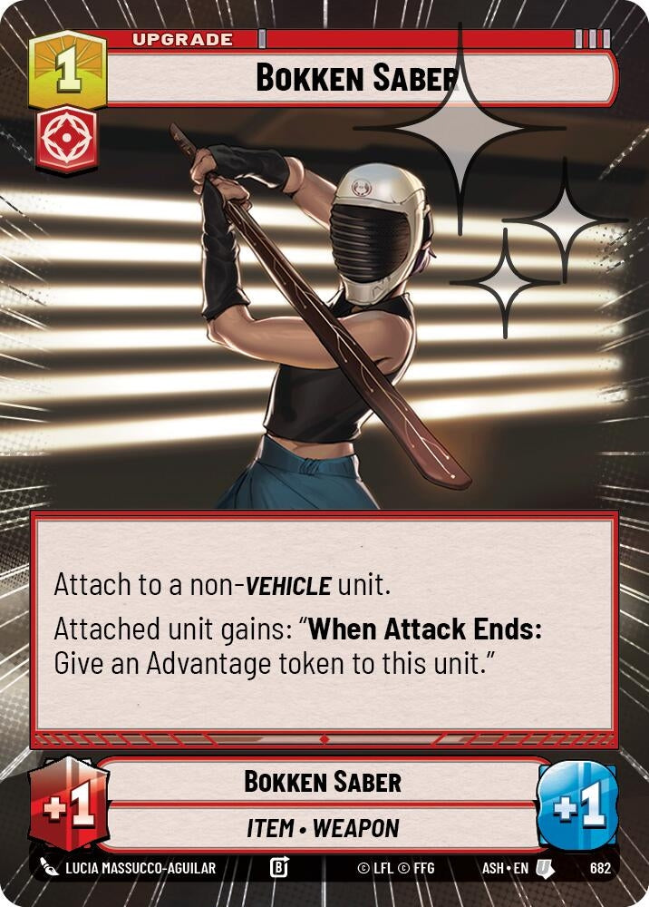 Image for Bokken Saber (Hyperspace Foil) (682) [Ashes of the Empire] {ASH} - Star Wars: Unlimited