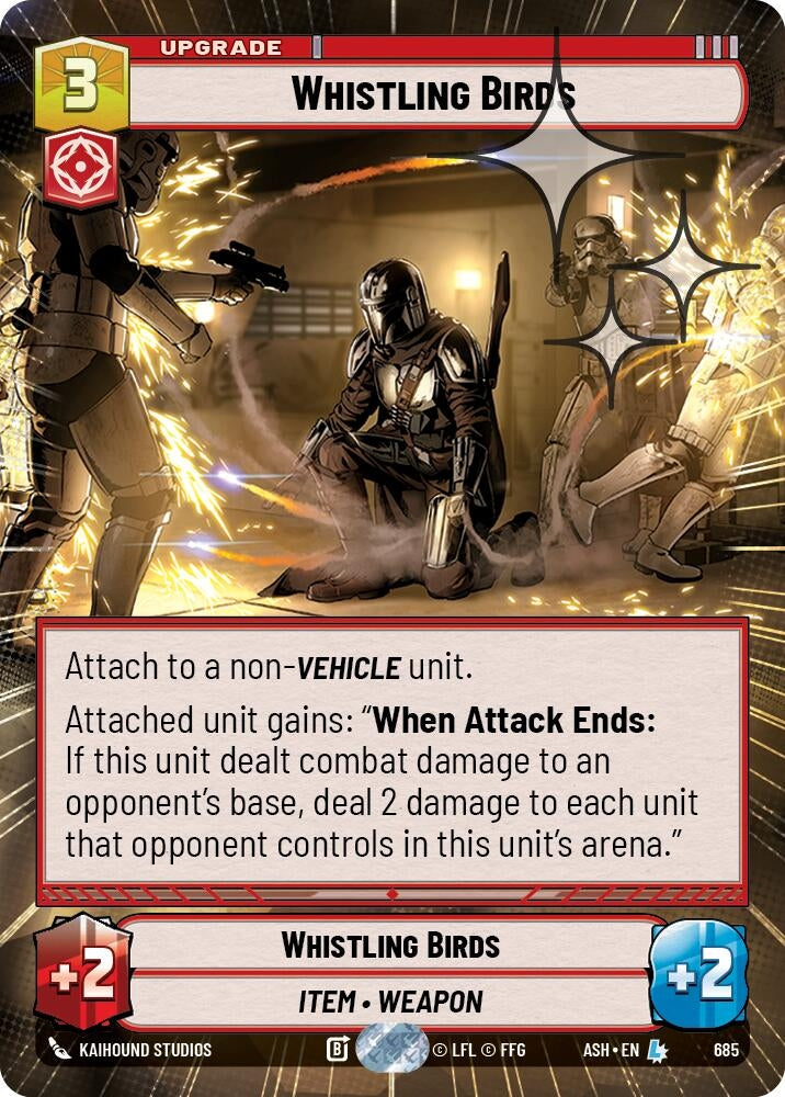 Image for Whistling Birds (Hyperspace Foil) (685) [Ashes of the Empire] {ASH} - Star Wars: Unlimited