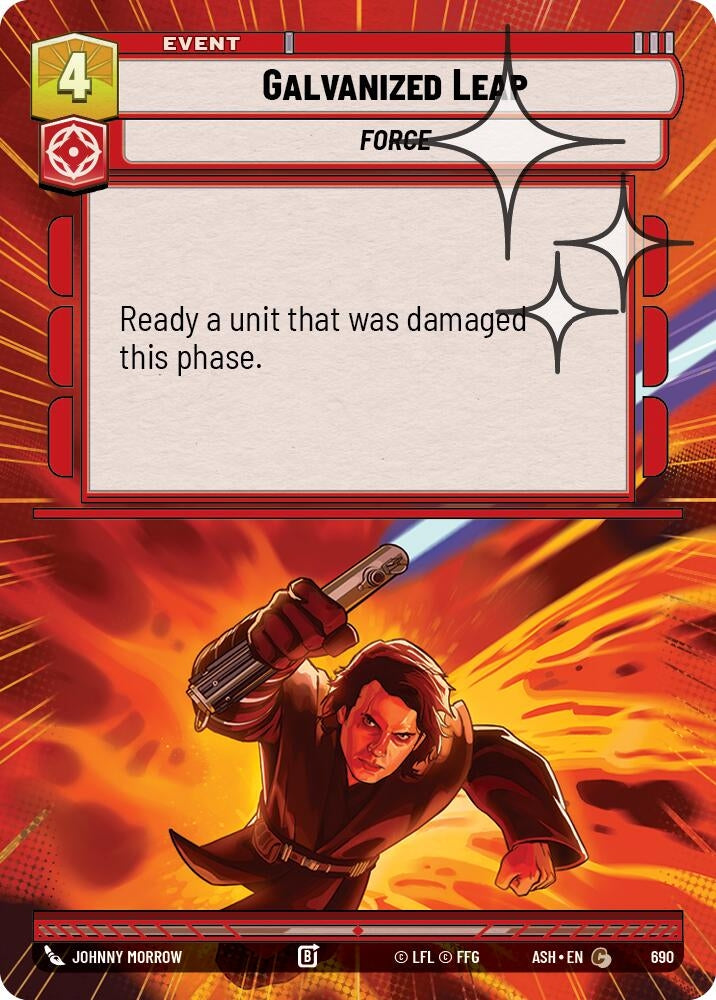 Image for Galvanized Leap (Hyperspace Foil) (690) [Ashes of the Empire] {ASH} - Star Wars: Unlimited