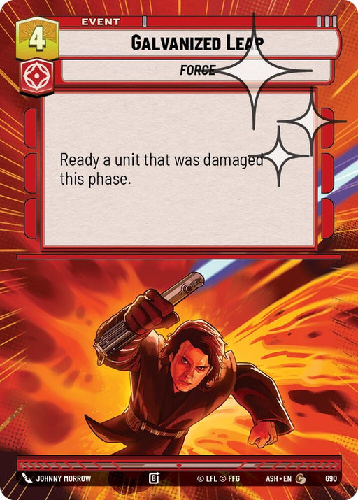 Image for Galvanized Leap (Hyperspace Foil) (690) [Ashes of the Empire] {ASH} - Star Wars: Unlimited