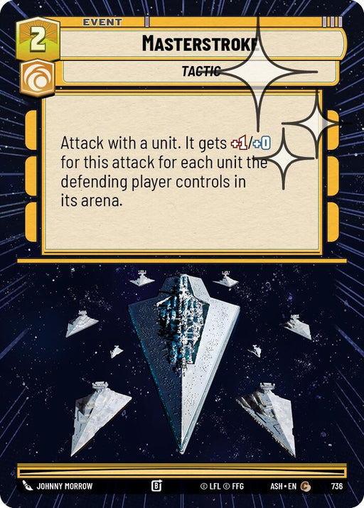 Image for Masterstroke (Hyperspace Foil) (736) [Ashes of the Empire] {ASH} - Star Wars: Unlimited