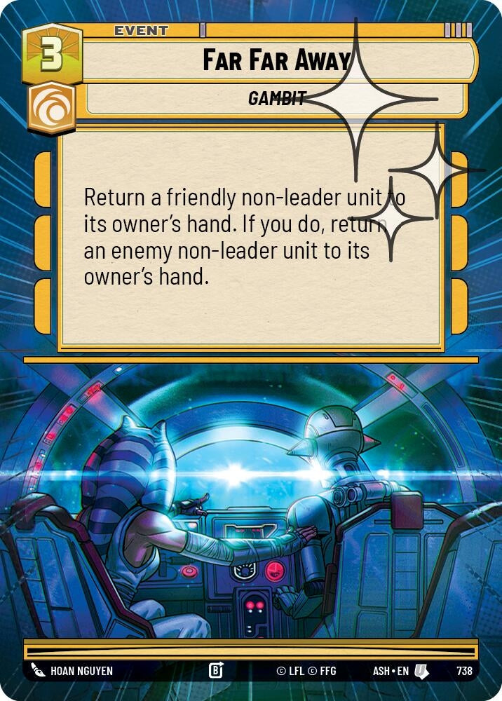 Image for Far Far Away (Hyperspace Foil) (738) [Ashes of the Empire] {ASH} - Star Wars: Unlimited