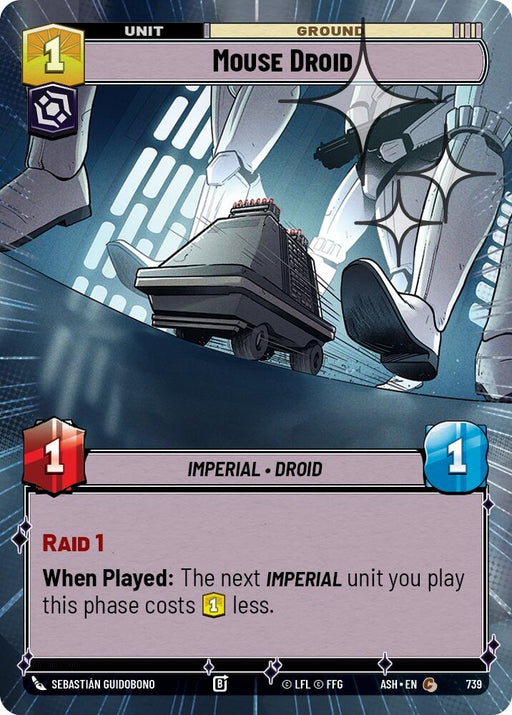 Image for Mouse Droid (Hyperspace Foil) (739) [Ashes of the Empire] {ASH} - Star Wars: Unlimited