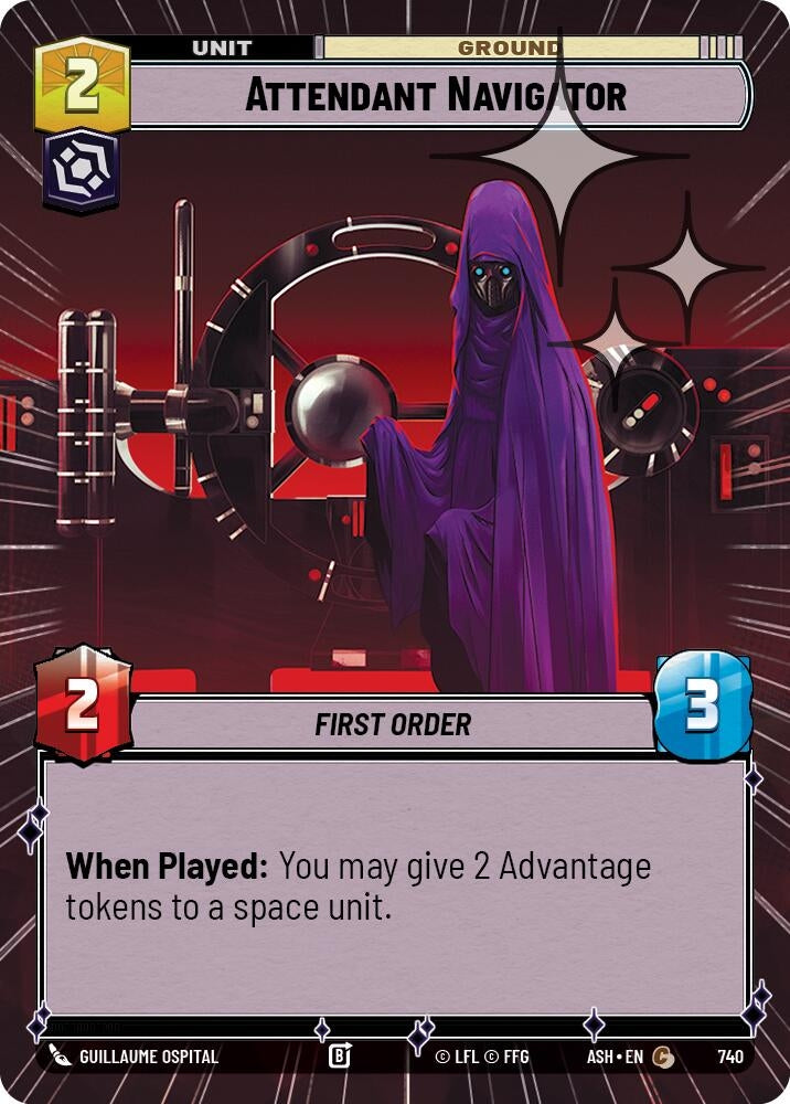 Image for Attendant Navigator (Hyperspace Foil) (740) [Ashes of the Empire] {ASH} - Star Wars: Unlimited