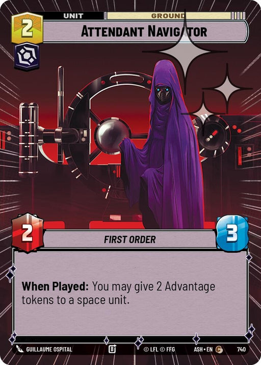 Image for Attendant Navigator (Hyperspace Foil) (740) [Ashes of the Empire] {ASH} - Star Wars: Unlimited