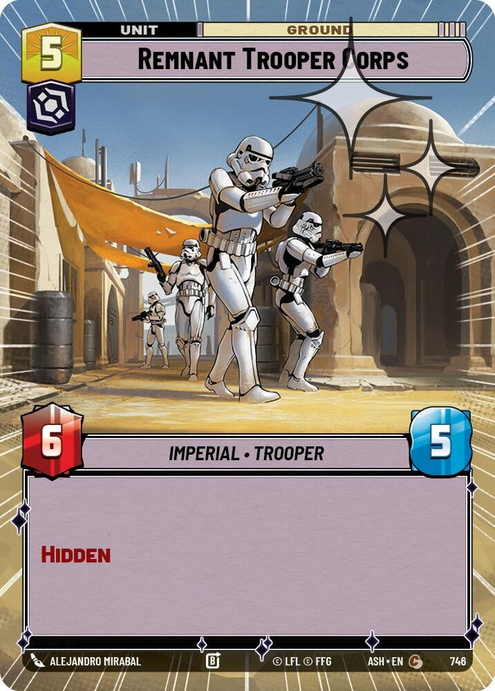 Image for Remnant Trooper Corps (Hyperspace Foil) (746) [Ashes of the Empire] {ASH} - Star Wars: Unlimited
