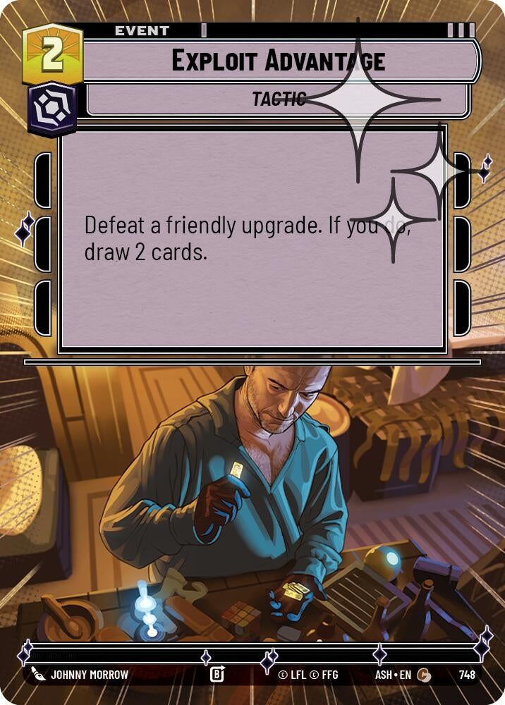 Image for Exploit Advantage (Hyperspace Foil) (748) [Ashes of the Empire] {ASH} - Star Wars: Unlimited