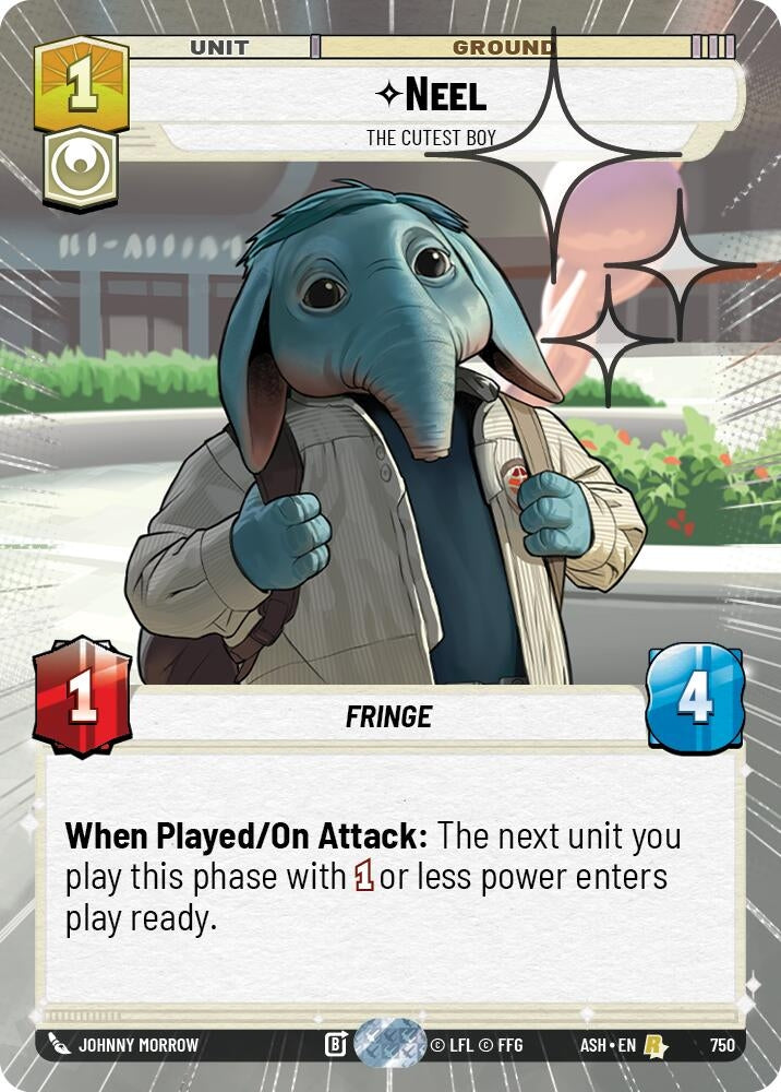 Image for Neel - The Cutest Boy (Hyperspace Foil) (750) [Ashes of the Empire] {ASH} - Star Wars: Unlimited
