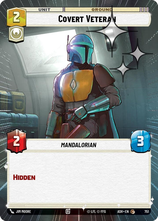 Image for Covert Veteran (Hyperspace Foil) (751) [Ashes of the Empire] {ASH} - Star Wars: Unlimited