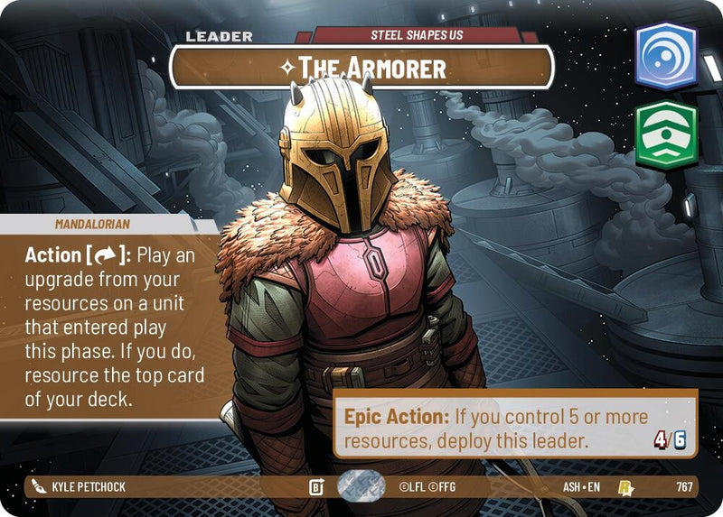 Image for The Armorer - Steel Shapes Us (Showcase) (767) [Ashes of the Empire] {ASH} - Star Wars: Unlimited