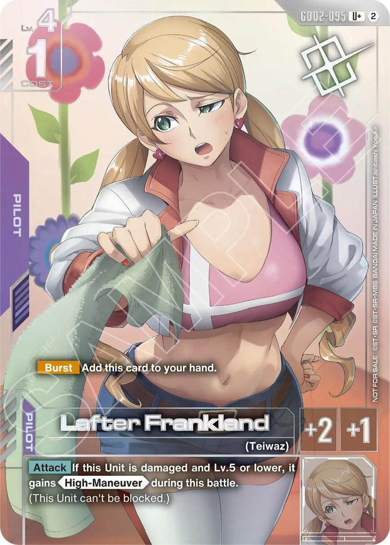 Image for Lafter Frankland (Store Tournament Winner Pack 05) (GD02-095) [Gundam Promotional Cards] {GCG-PR} - Gundam Card Game