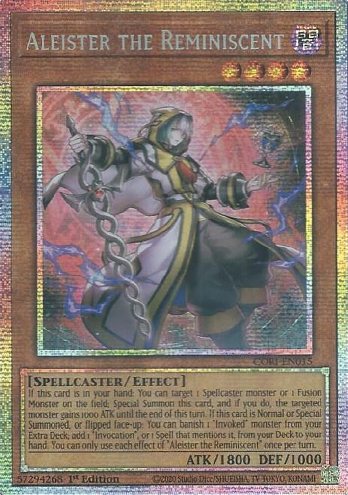 Image for Aleister the Reminiscent (Starlight Rare) (CORI-EN015) [Chaos Origins] {CORI} - YuGiOh