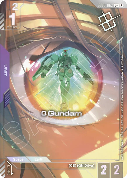 Image for 0 Gundam (Store Tournament Winner Pack 05) (GD03-063) [Gundam Promotional Cards] {GCG-PR} - Gundam Card Game