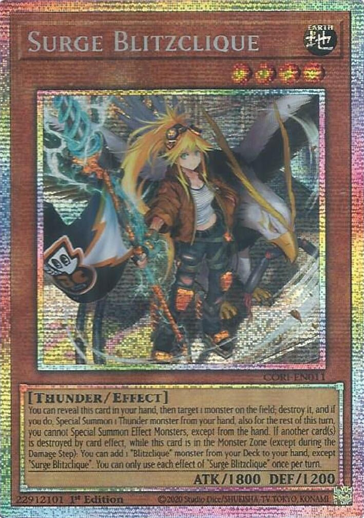 Image for Surge Blitzclique (Starlight Rare) (CORI-EN011) [Chaos Origins] {CORI} - YuGiOh