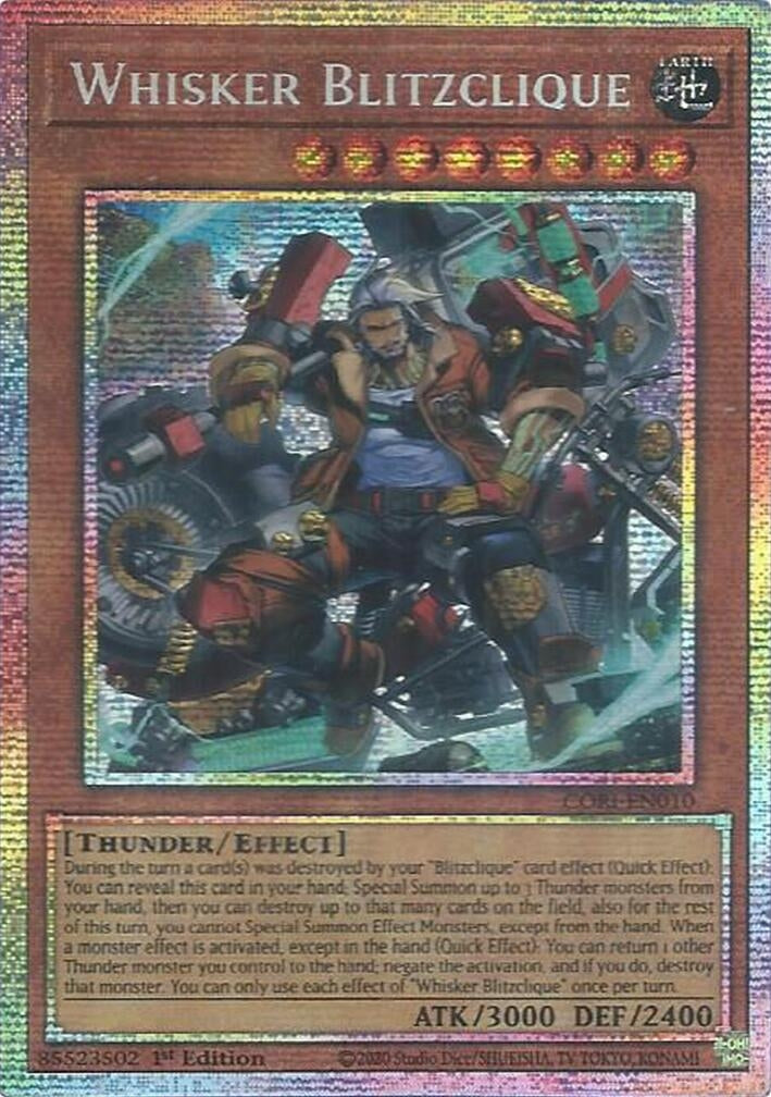 Image for Whisker Blitzclique (Starlight Rare) (CORI-EN010) [Chaos Origins] {CORI} - YuGiOh