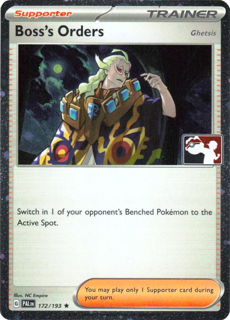 Image for Boss's Orders [Ghetsis] - 172/193 (Cosmos Holo) (172/193) [Prize Pack Series Cards] - Pokemon