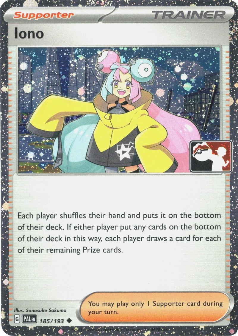 Image for Iono - 185/193 (Cosmos Holo) (185/193) [Prize Pack Series Cards] - Pokemon