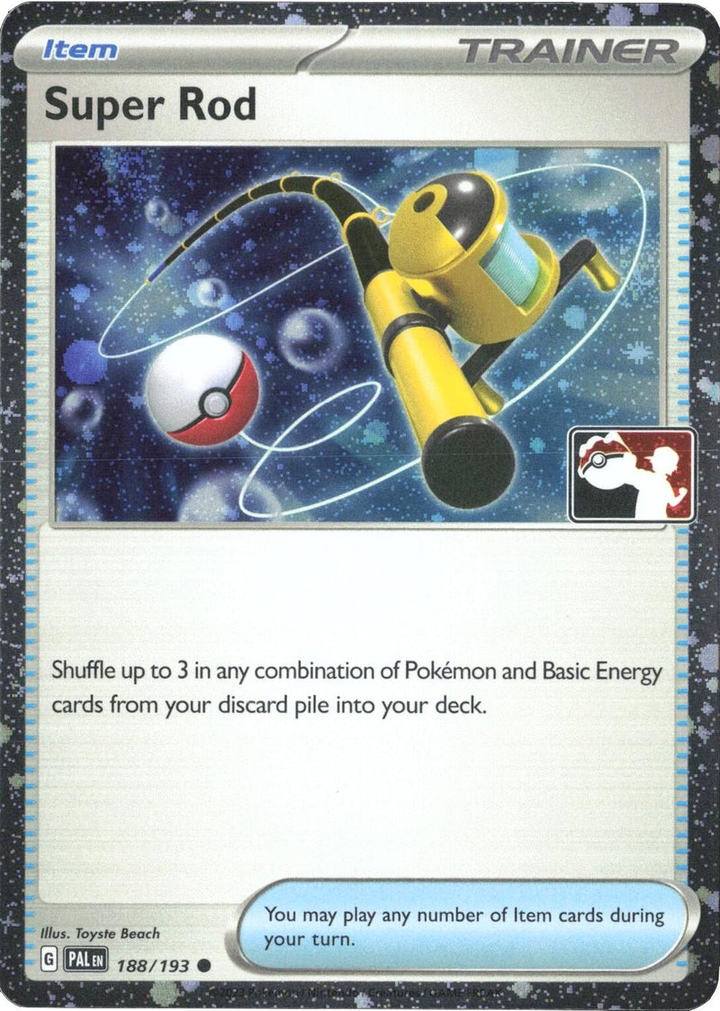 Image for Super Rod - 188/193 (Cosmos Holo) (188/193) [Prize Pack Series Cards] - Pokemon