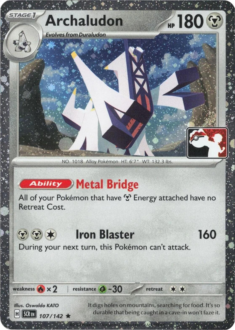 Image for Archaludon - 107/142 (Cosmos Holo) (107/142) [Prize Pack Series Cards] - Pokemon