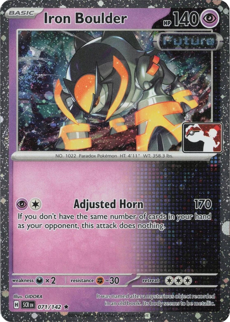 Image for Iron Boulder - 071/142 (Cosmos Holo) (071/142) [Prize Pack Series Cards] - Pokemon