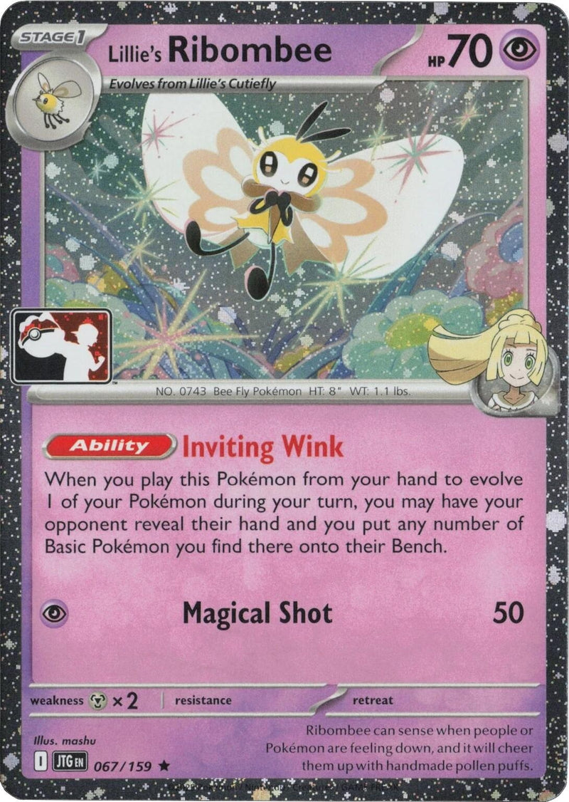 Image for Lillie's Ribombee - 067/159 (Cosmos Holo) (067/159) [Prize Pack Series Cards] - Pokemon