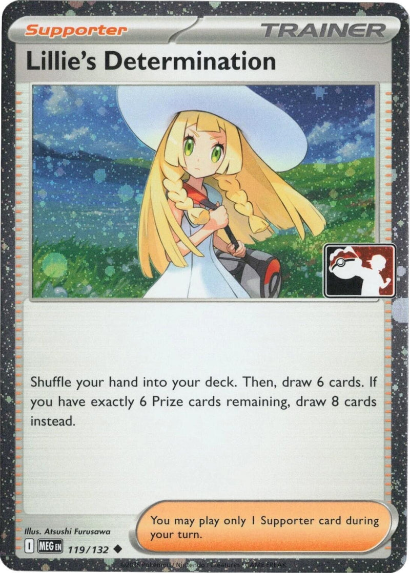 Image for Lillie's Determination - 119/132 (Cosmos Holo) (119/132) [Prize Pack Series Cards] - Pokemon