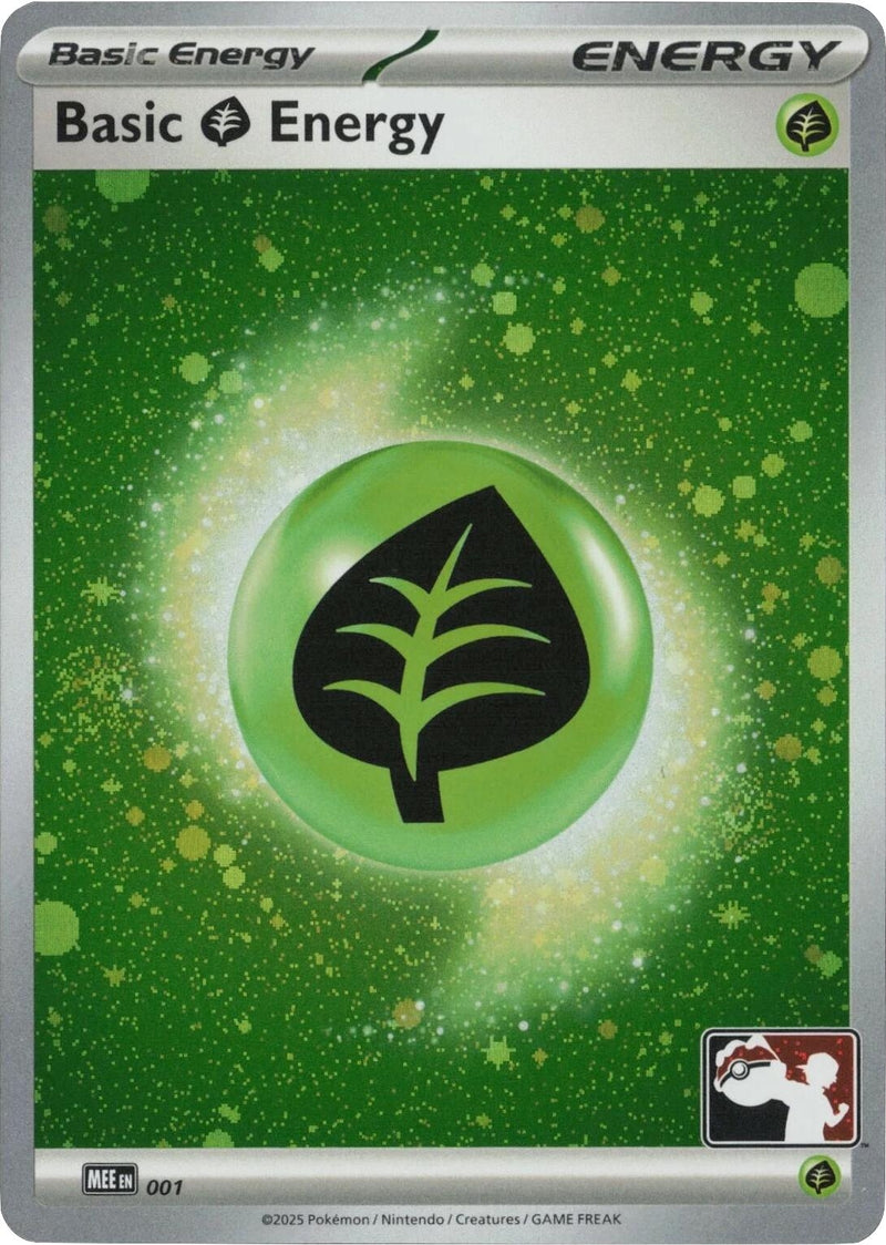 Image for Basic Grass Energy - MEE 001 (Cosmos Holo) (001) [Prize Pack Series Cards] - Pokemon