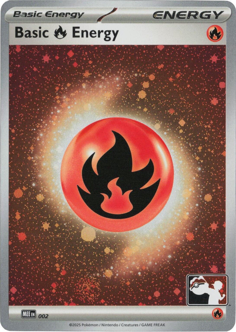 Image for Basic Fire Energy - MEE 002 (Cosmos Holo) (002) [Prize Pack Series Cards] - Pokemon