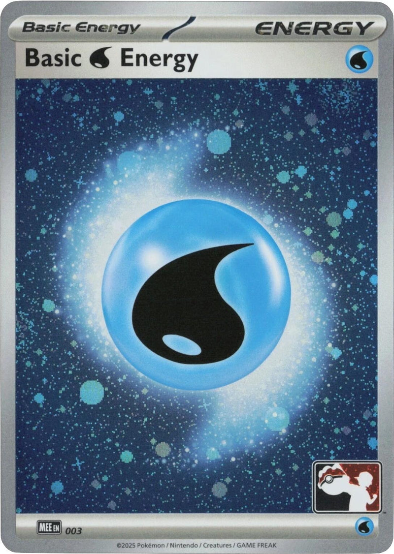 Image for Basic Water Energy - MEE 003 (Cosmos Holo) (003) [Prize Pack Series Cards] - Pokemon