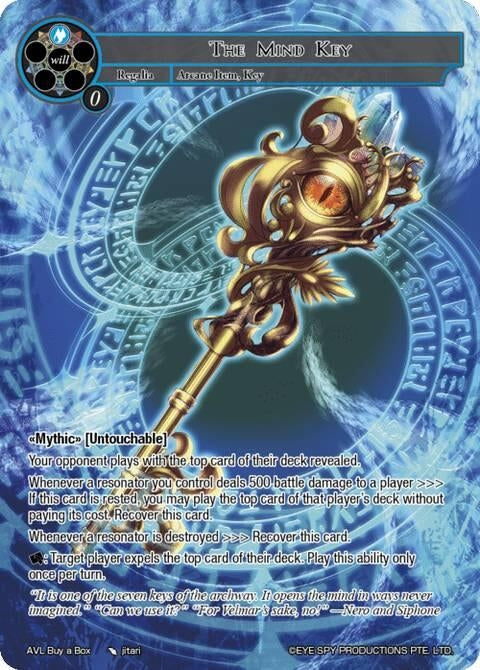 Image for The Mind Key (AVL Buy a Box) [Promo Cards] - Force of Will