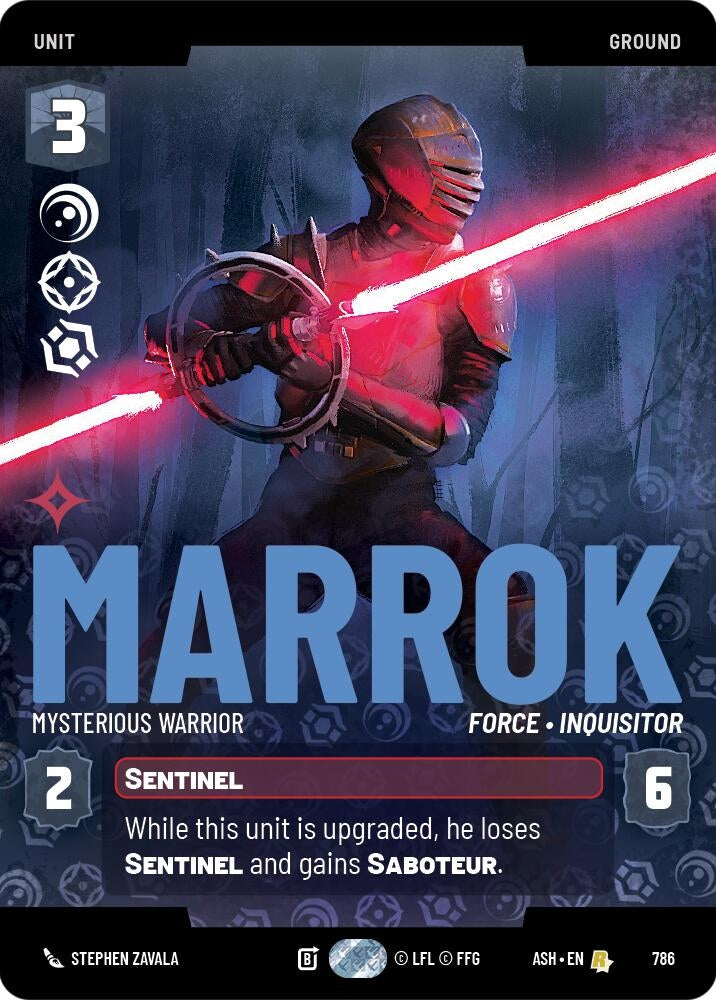 Image for Marrok - Mysterious Warrior (Prestige) (786) [Ashes of the Empire] {ASH} - Star Wars: Unlimited