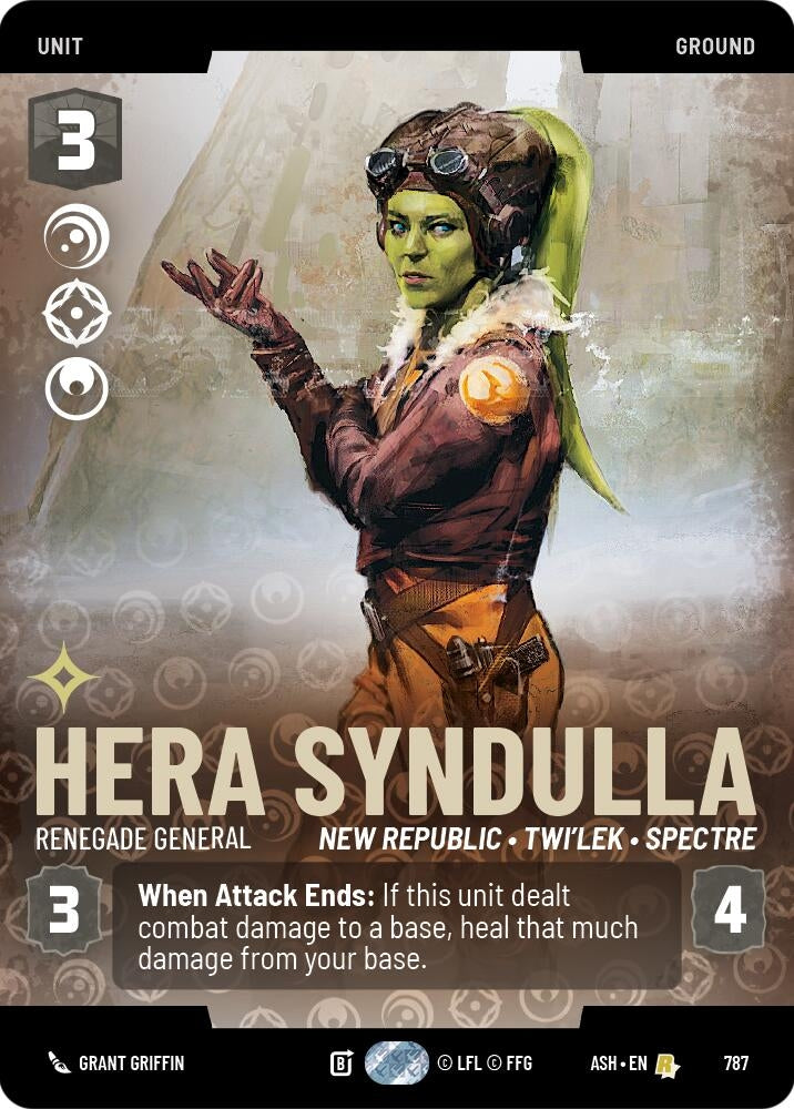 Image for Hera Syndulla - Renegade General (Prestige) (787) [Ashes of the Empire] {ASH} - Star Wars: Unlimited