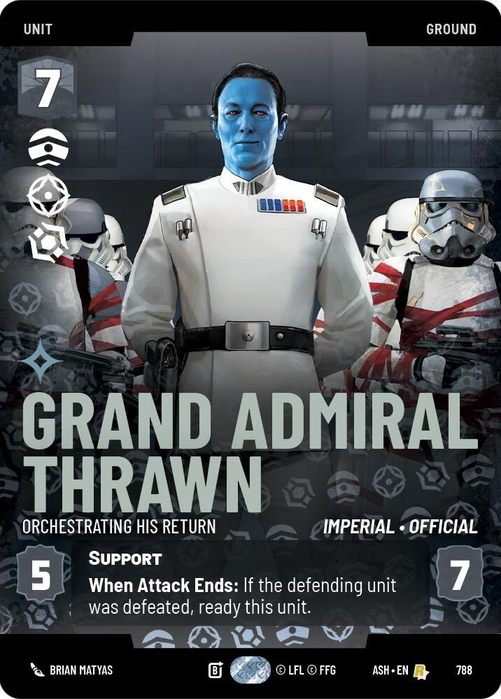 Image for Grand Admiral Thrawn - Orchestrating His Return (Prestige) (788) [Ashes of the Empire] {ASH} - Star Wars: Unlimited
