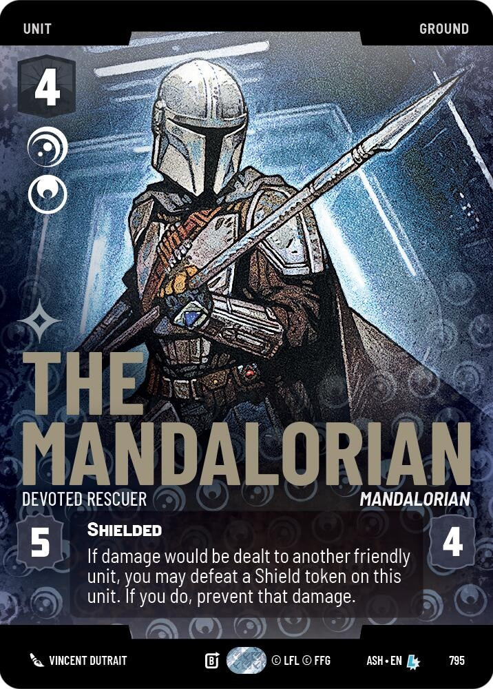 Image for The Mandalorian - Devoted Rescuer (Prestige) (795) [Ashes of the Empire] {ASH} - Star Wars: Unlimited