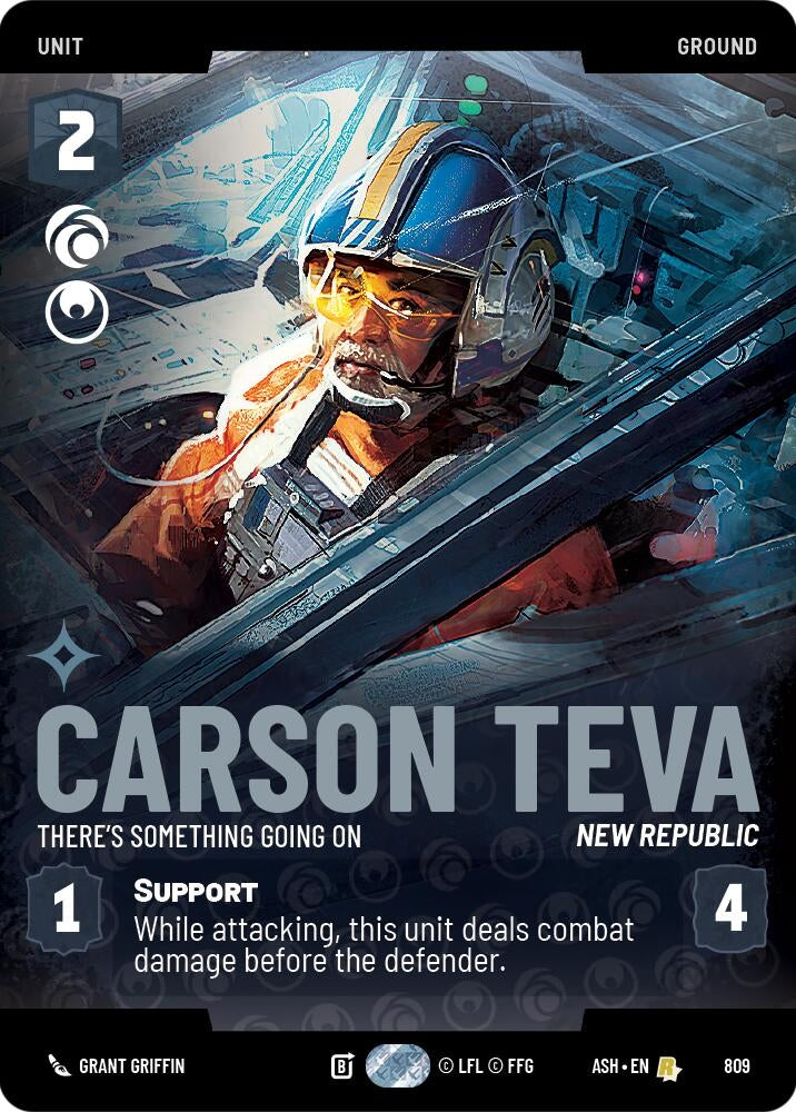 Image for Carson Teva - There's Something Going On (Prestige) (809) [Ashes of the Empire] {ASH} - Star Wars: Unlimited