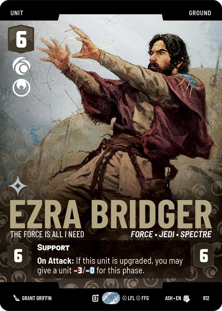 Image for Ezra Bridger - The Force is All I Need (Prestige) (812) [Ashes of the Empire] {ASH} - Star Wars: Unlimited