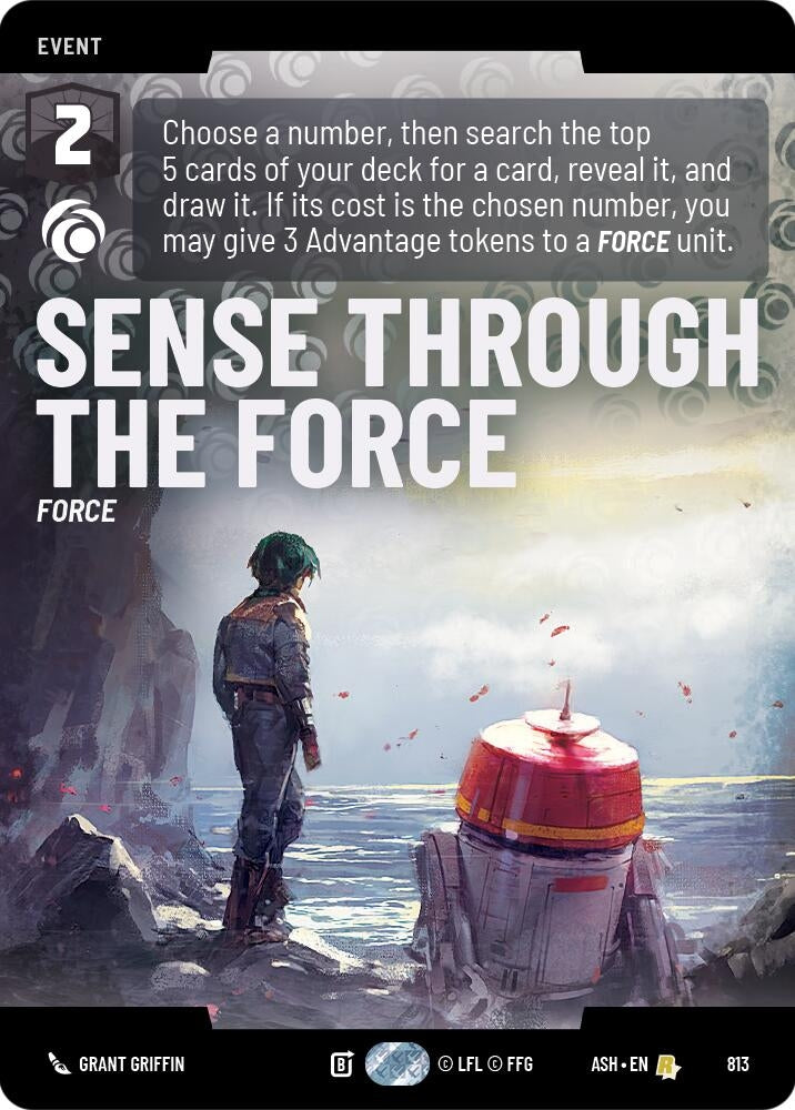 Image for Sense Through the Force (Prestige) (813) [Ashes of the Empire] {ASH} - Star Wars: Unlimited