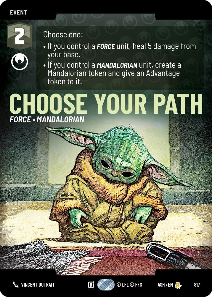 Image for Choose Your Path (Prestige) (817) [Ashes of the Empire] {ASH} - Star Wars: Unlimited