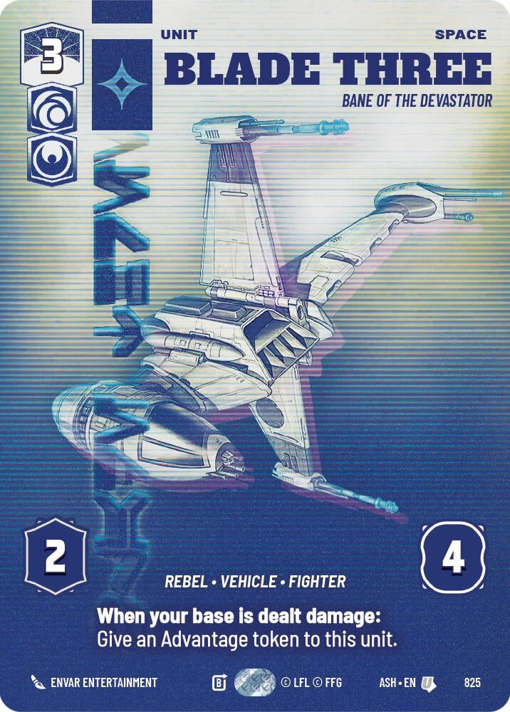Image for Blade Three - Bane of the Devastator (Prestige) (825) [Ashes of the Empire] {ASH} - Star Wars: Unlimited