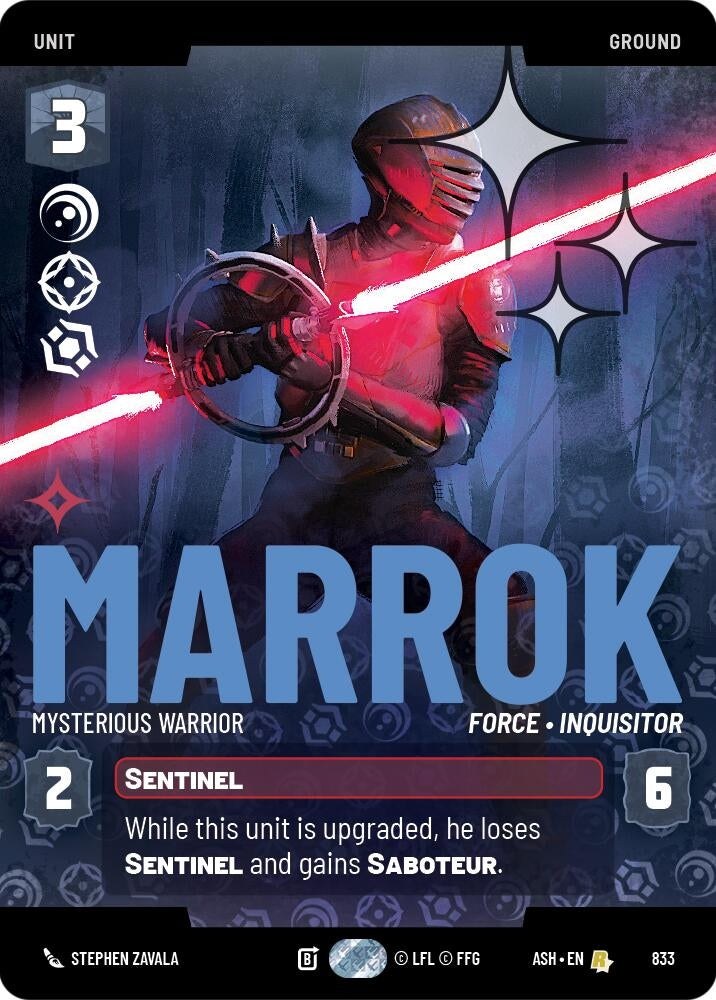 Image for Marrok - Mysterious Warrior (Prestige Foil) (833) [Ashes of the Empire] {ASH} - Star Wars: Unlimited