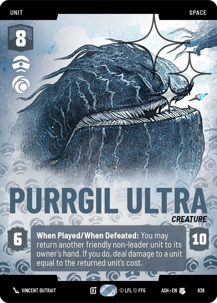 Image for Purrgil Ultra (Prestige Foil) (836) [Ashes of the Empire] {ASH} - Star Wars: Unlimited