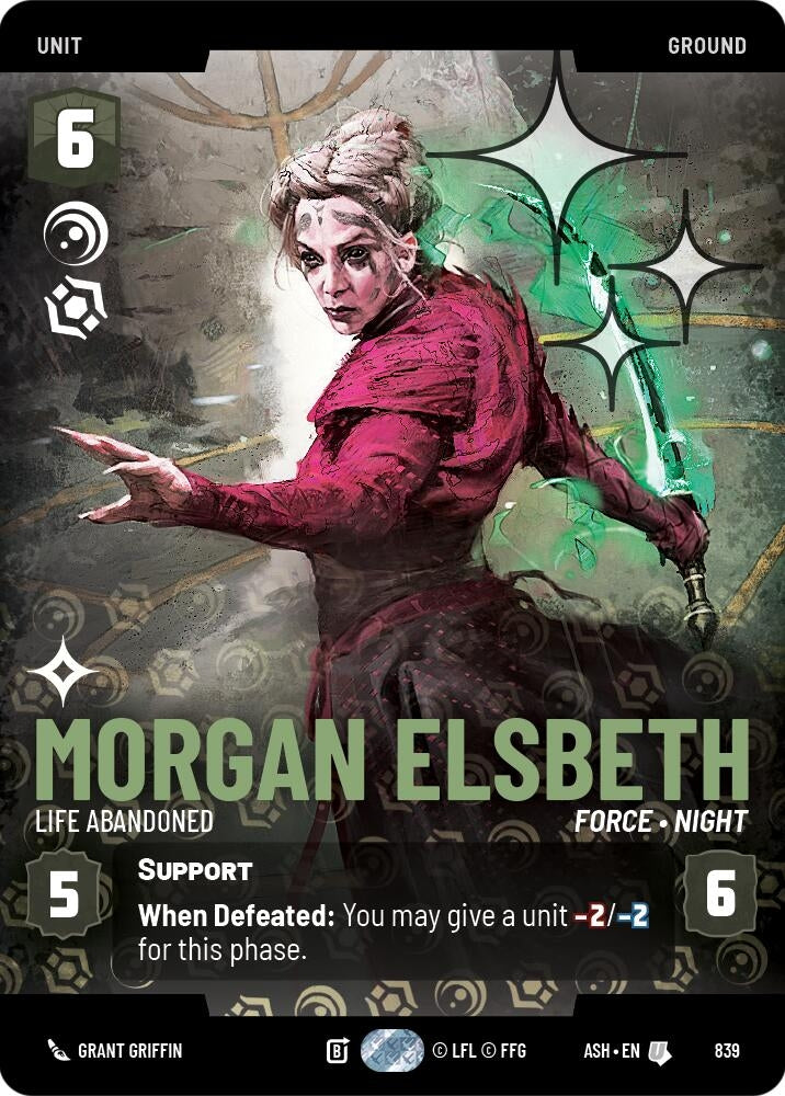 Image for Morgan Elsbeth - Life Abandoned (Prestige Foil) (839) [Ashes of the Empire] {ASH} - Star Wars: Unlimited