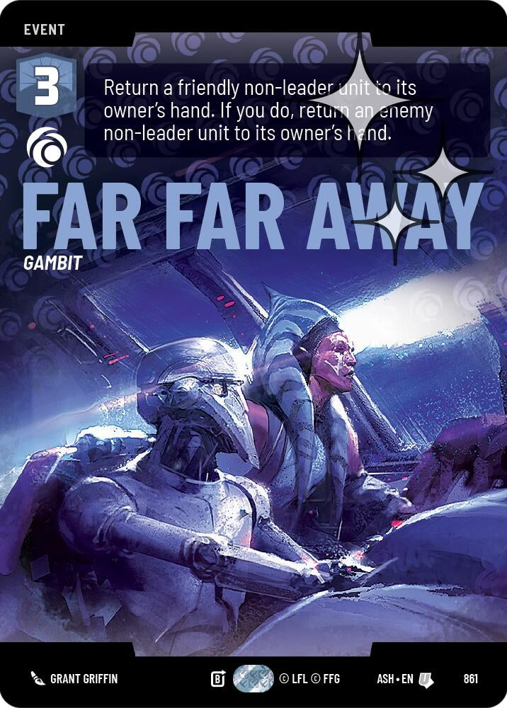 Image for Far Far Away (Prestige Foil) (861) [Ashes of the Empire] {ASH} - Star Wars: Unlimited